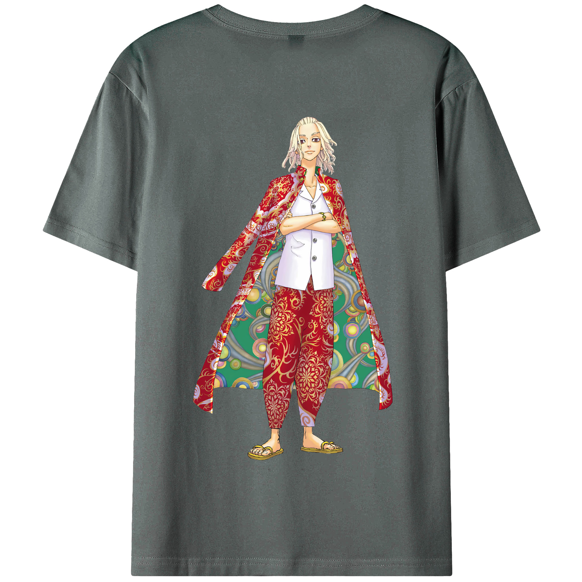 （画像用） 東京リベンジャーズ Tokyo Revengers 綿100％半袖Tシャツ（背面プリント）